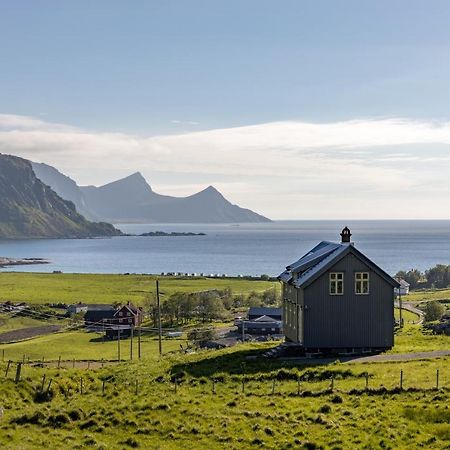 Feriehus Med Flott Havutsikt Ved Hauklandstranden Leknes Exteriér fotografie