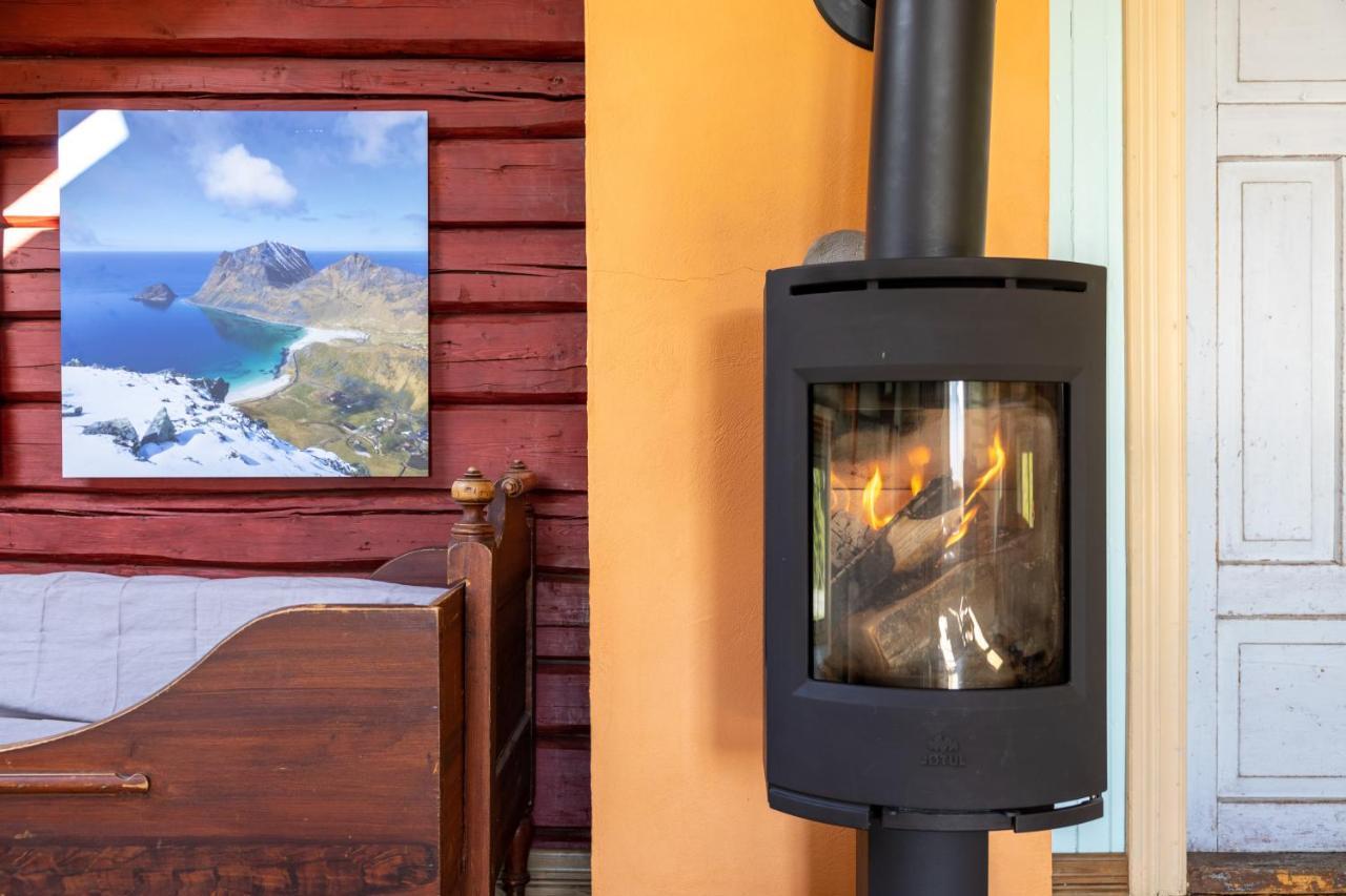 Feriehus Med Flott Havutsikt Ved Hauklandstranden Leknes Exteriér fotografie