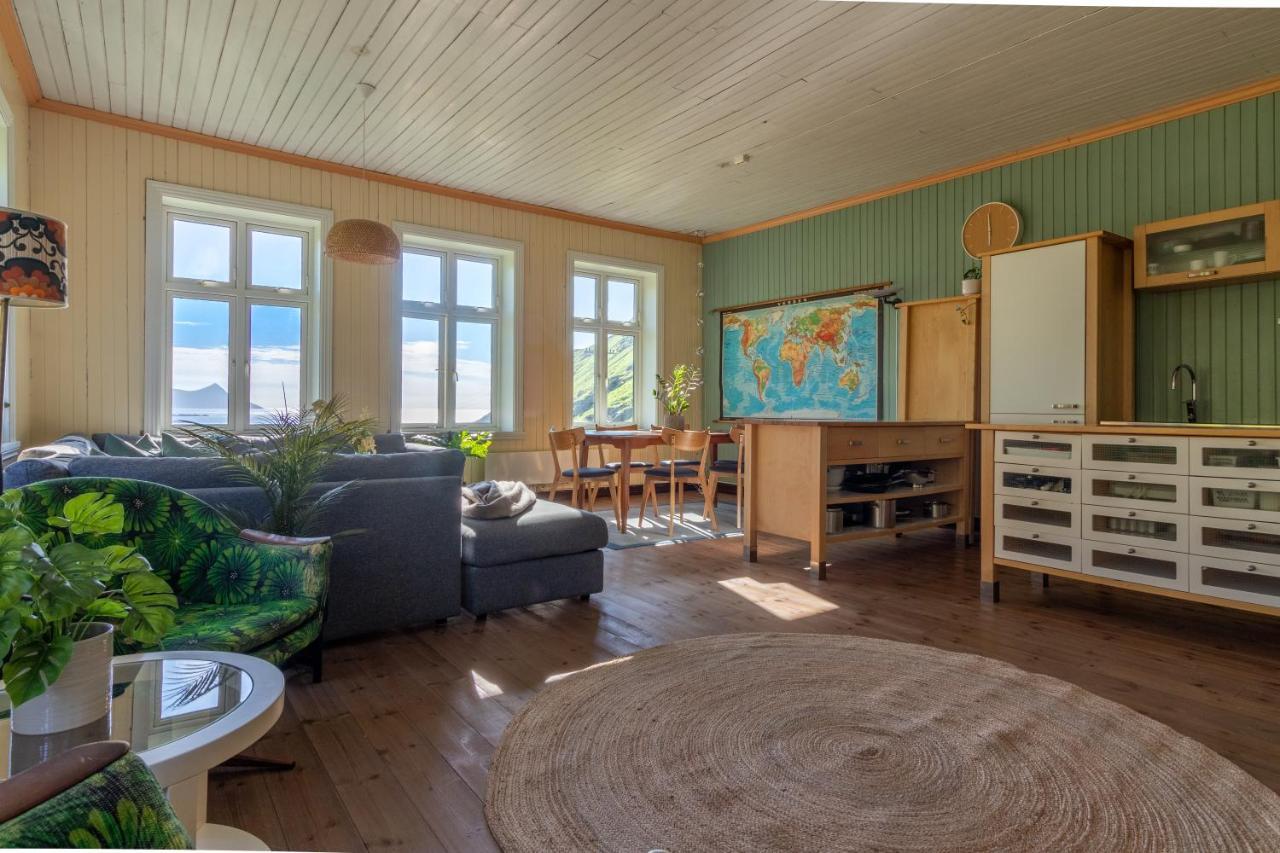 Feriehus Med Flott Havutsikt Ved Hauklandstranden Leknes Exteriér fotografie