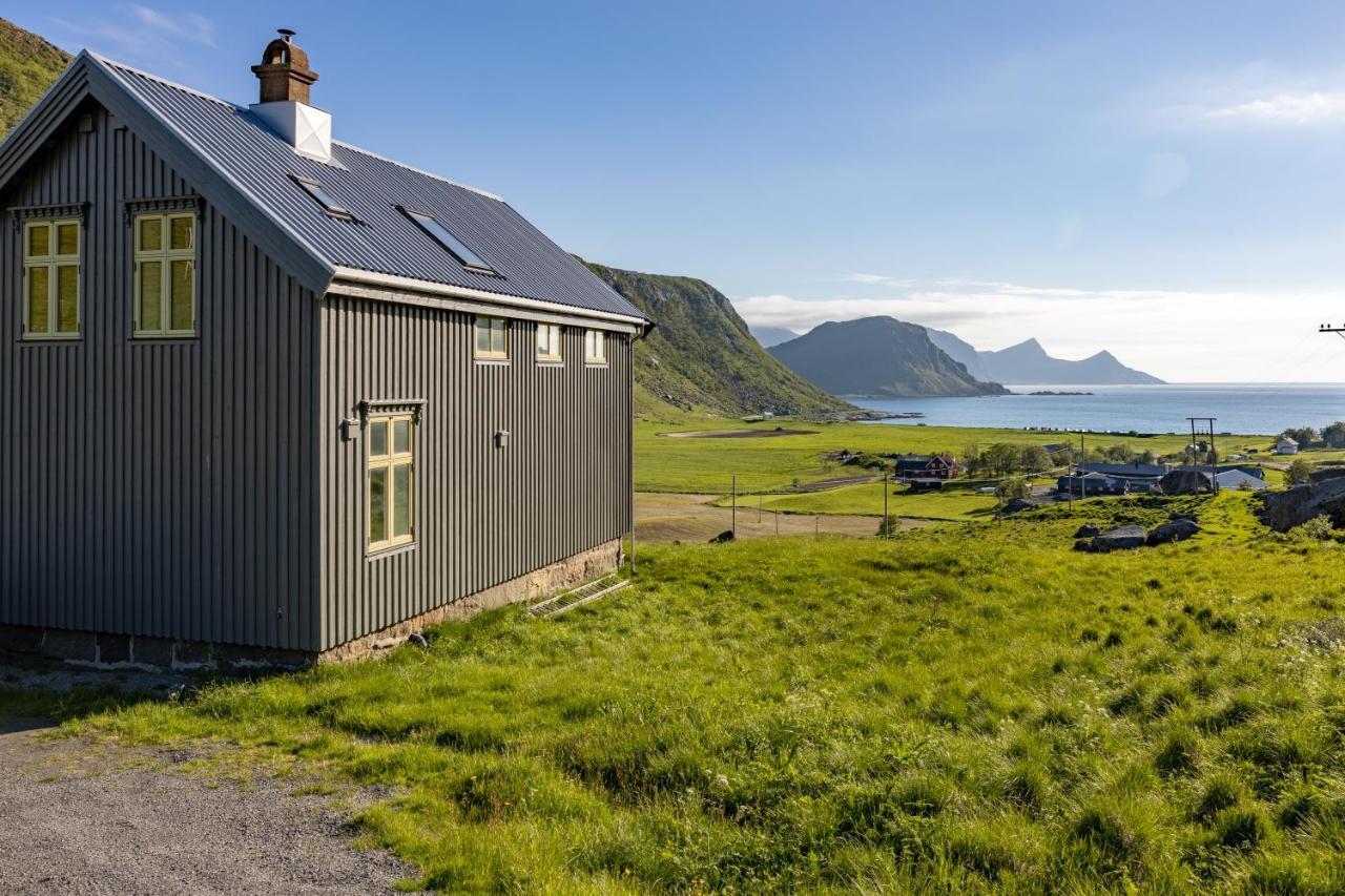 Feriehus Med Flott Havutsikt Ved Hauklandstranden Leknes Exteriér fotografie