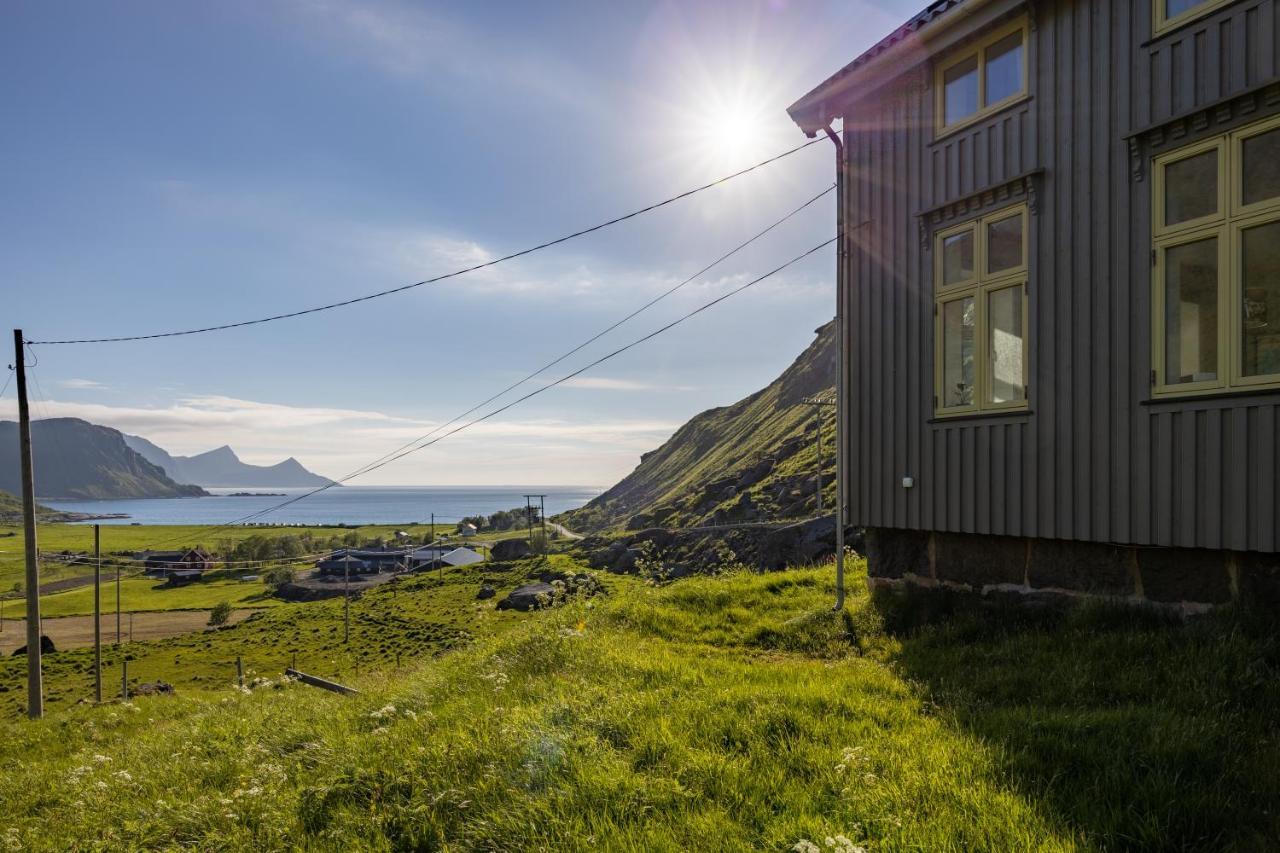 Feriehus Med Flott Havutsikt Ved Hauklandstranden Leknes Exteriér fotografie